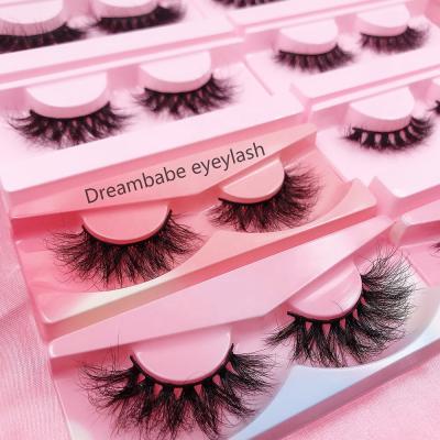 China popular style cruelty free 3D Mink Eyelashes with custom made package for sale