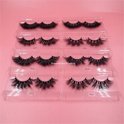 China Wholesale Selling Dramatic Natural Curl 5D Mink Eyelashes Best Create Your Own Brand 15mm Mink Lashes Seller for sale