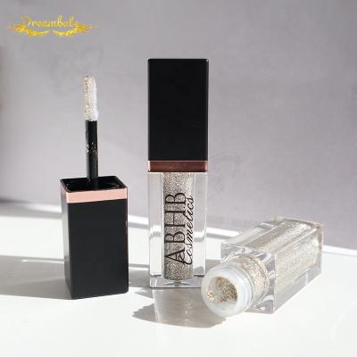 China Provate eye label waterproof liquid eye shadow crystal liquid eye shadow shad for sale