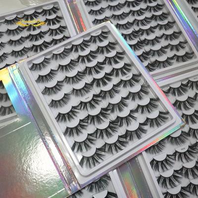 China Long New Natural 3d False Mink Eyelashes 2 Pairs Natural Thick False Eye Lashes Soft And Comfortable Lashes 3DE01-3DE19 for sale