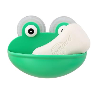 China Beautiful Asian D518 Bathroom Household Kitchen Products Frog Soap Holder for sale