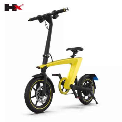 China New Arrival 2023 Aluminum Alloy Ebike 14 Inch Tire 48V 400W High Speed ​​35km/h Battery Ebike Folding Electric Bicycle for sale