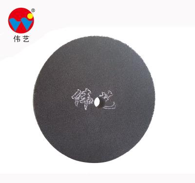 China Premium black nylon knife WEIYI stainless steel polishing wheel for powful polishing stainless steel polishing wheel finishing wheel for sale