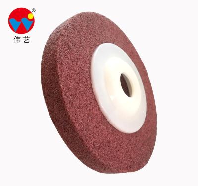 China For Object Welding Abrasive Nonwoven Disc Grinding High Quality Nonwoven Wheel For For Work Piece Polishing Welding And Removing Burrs From Stainless Steel for sale