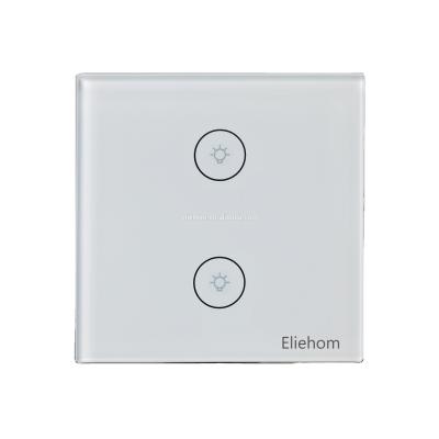 China Smart Glass Zigbee Panel Wall Switch 100~240V Residential/Smart System/Commercial TUYA BAND 2 in stock for sale