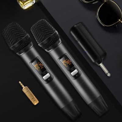 China Hot Sale Handheld Wireless Handheld Microphone Metal Chargeable Hardware Handheld Microphone for sale