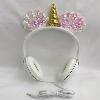 China Unicorn Shell Headset Cartoon Gift Headband Patent Application Over-Ear Stereo Surround Headband Factory Direct Sales - Sound Headset for sale