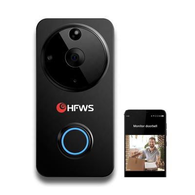 China Modern Smart Home Wifi Doorbell HD 720P Wireless PIR Motion Detection Visualization Void Night Vision Infrared Camera for sale