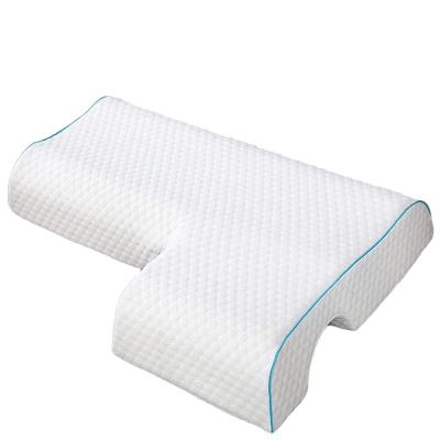 China Hot Selling Anti-static Memory Foam Pillow Arm Hole Anti-pressure Orthopedic Adult Hand Suitable For Couples Sleeping Arm Rest Pillow for sale