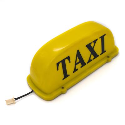 China High quality plastic Danyang yellow and white taxi top lamp for cars for sale