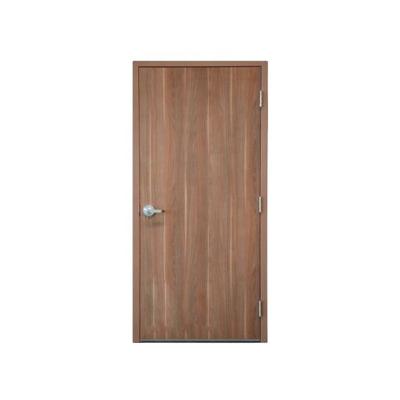 China Modern UL Listed Apartment Fire Door Rated Nature Wood Veneer Painted Exterior for sale