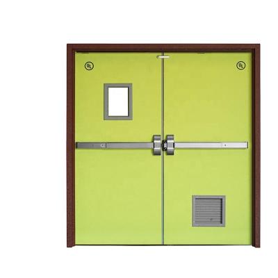 China Modern China Market Real Alibaba UL Listed Fire Rated Steel Door With Hardware for sale