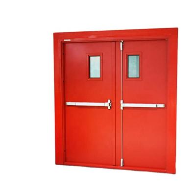 China Modern American UL Listed Double Leaf Steel Soundproof Acoustic Door For Entrance for sale