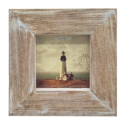 China Home Decoration 4x4 Wooden Picture Frame Picture Photo Frame for sale