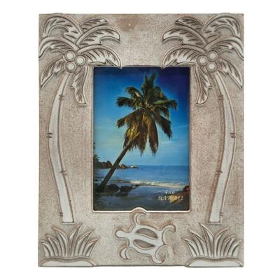 China Home Decoration Coconut Tree Photo Frame Wooden Photo Picture Frame for sale