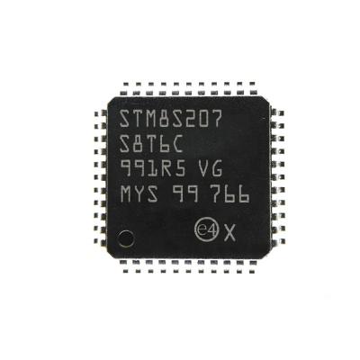 China Standard Brand New STM8S207S8T6CTR STM8S207S8T6 LQFP-44 Microcontroller Chip Fast Delivery for sale