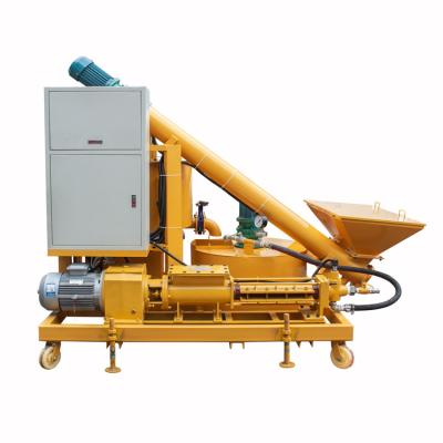 China Construction project construction machinery small screw grout pump cement mortar grouting spray equipment intelligent grouting machine for sale