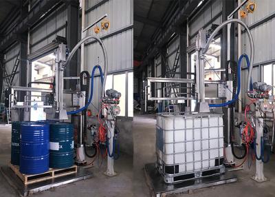 China 200L/IBC Semi Auto Manual Positioning Ex-Proof Liquid Pallet Filling Machine for sale