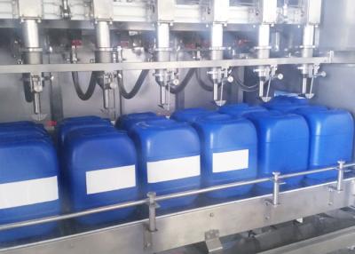 중국 Six Nozzles Jerrycan Fully Automatic Liquid Filling Machine 판매용