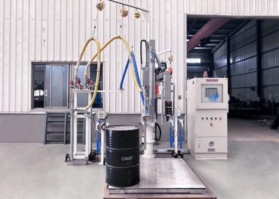 Κίνα 25L/60L/200L/IBC Semi Auto Liquid  Pallet Filling Machine With Multiple Filling Lance προς πώληση