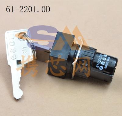 China Switch hardware dismantling tool 61-2201.0/D button LED self-reset with Swiss self-locking switch imported from clear original EAO for sale