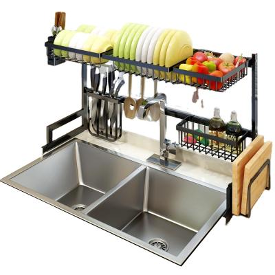 China Durable Kitchen Dish Rack Kitchen Organizer Stainless Steel Dish Rack for sale