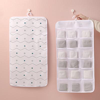 China Sustainable Nordic Multi-Layer Panties And Underwear Storage Hanging Bag for sale