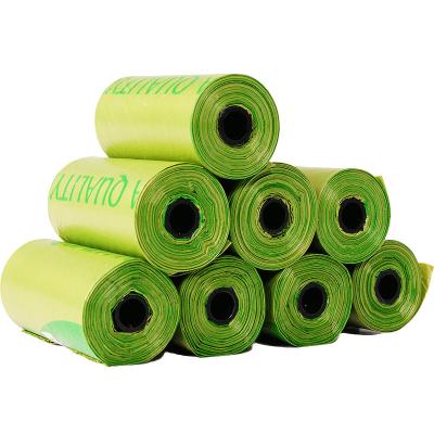 China Sustainable Custom Premium Biodegradable HDPE Roll Packing Eco Friendly Dog Pet Disposal Poop Bags for sale