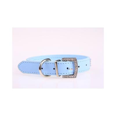 China High Quality Cheap Custom Lights Material Collars And Leash Sets Leather Dog Collar for sale