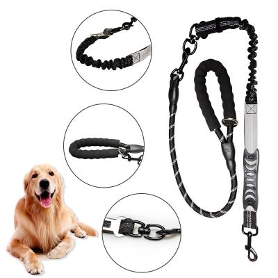 China Sustainable Pet Leash No Rushing High Quality Durable Nylon Elastic Running Dog? Leash Reflective Walking Safety Training for sale