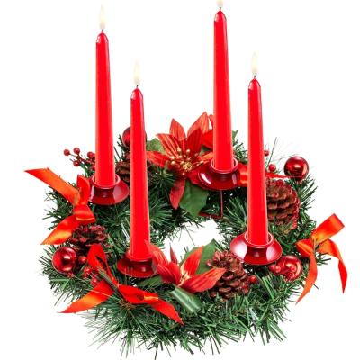 China Religious Activities Wholesale New Hot Sale Design Mini Pinecone Farmhouse Luxury Handmade Decoration Christmas Wreath for sale