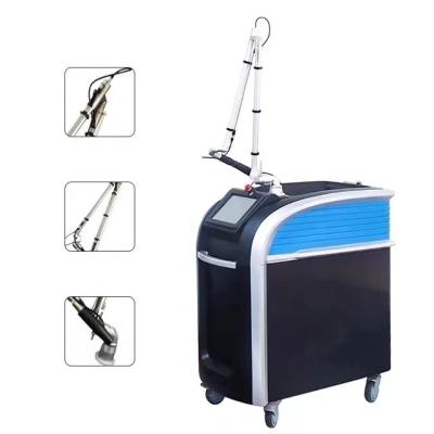 China Portable Medical Q Switched Removal Laser Picosecond Dye Removal ND Yag Laser Machine for sale