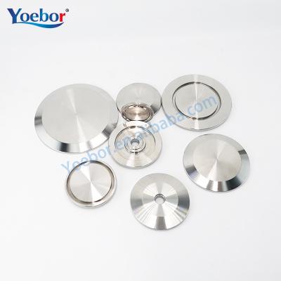 China SS304/SS316L 316 Stainless Steel Flange Panel Blank Flange Vacuum Fitting Blind Plug for sale