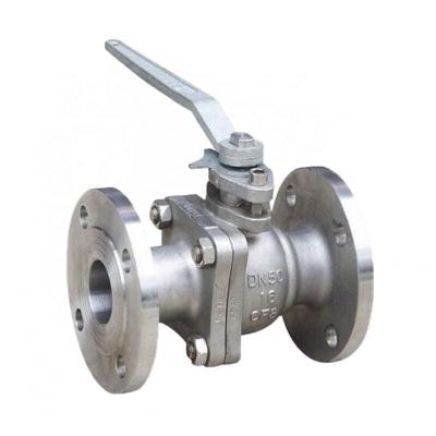 China General Hot Sale Customized 304 Stainless Steel Standard Solid Flanged Ball Valve for sale