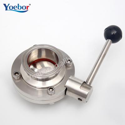 China Widely Used General Special Design Stainless Steel Handle Wafer Butterfly Valve For Water Oil Gas Drinks for sale