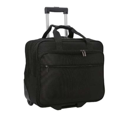 China Best Selling Large Capacity 1680D Polyester Large Capacity Double Gusset Construction Classic Custom Briefcase for sale