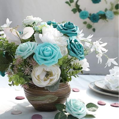 China Wholesale Multicolor Artificial Rose Combo Box Flower Real Fake Flower Decorative Roses Immortal and Touch Eco-friendly Indoor Party for sale