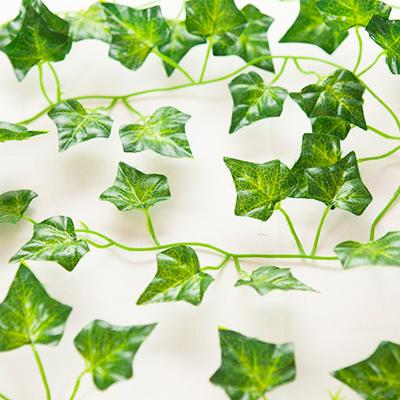 China Wholesale Minimalist Fake Ivy Leaves Greenery Garland Vines For Home Wall Wedding Party Garden Room Decor Plant Artificial Ivy Leaf for sale