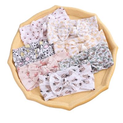 China 2021 Fashionable European and American Headband Children's Baby Hair Accessories Cloth Baby Headbands Bow for sale