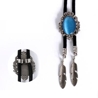 China Fashion casual/sporty unique design tie-string opal necklace for men for sale