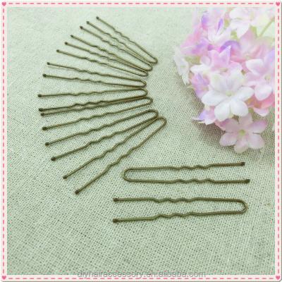 China Black Metal U Shape Hairpins Thin Bobby Pin Clips Health Hair Care Beauty Styling Tools 6cm FC-6 for sale