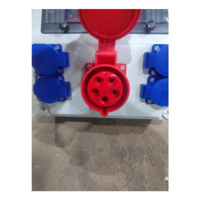 China Construction Electrical Control Box Customized Industrial Socket Distribution Box ABS Conrenient To Carry Electrical Outlet Connection for sale