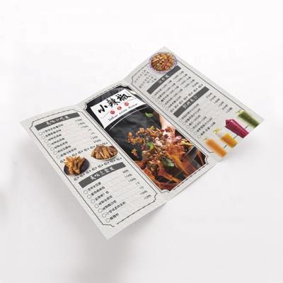 China 1 Cheap Customs Service Poster Restaurant Menu Booklet Leaflet Brochure A3 A4 A5 A6 Folded Flyer Flyer Printing for sale