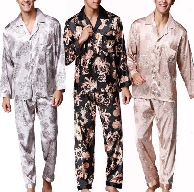 China QUICK DRY Popular Promotional Printed Sleep Wear For Couples Men Sleep To Use Comfortable Breathable Pajamas for sale