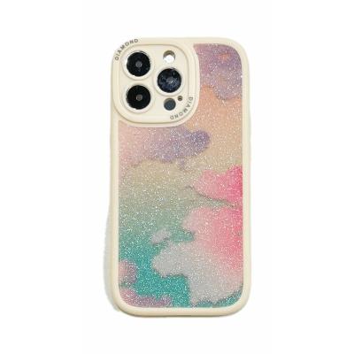 China New Design Shockproof High Quality Custom Colorful Silicone Candy Mobile Flowers Printed Phone Cases For iPhone 13 12 11Promax for sale