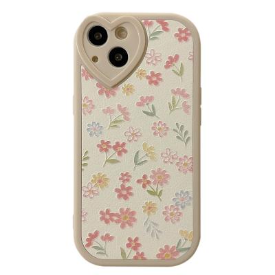 China Shockproof In Stock Cardboard Small Floral Cool Cell Phone Case For iPhone 11 12 13 Xs/XR/7/8p for sale