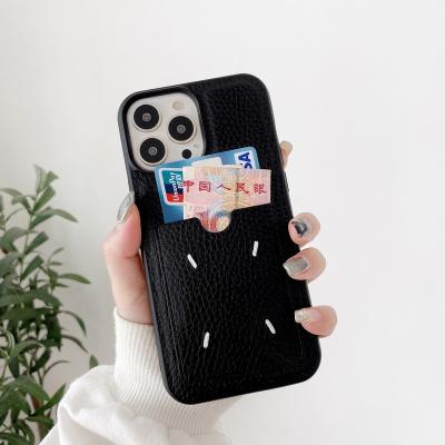 China Shockproof Leather Wallet Case Cell Phone Leather Cell Phone Case with Card Holder for iPhone 11 12 13 13promax for sale