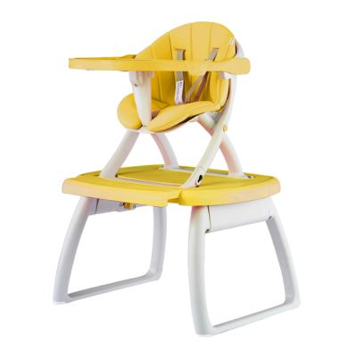 China Safety Comfortable Baby Dining Chair Kids Table Child Eco Friendly Wholesale Chair and Table Set Baby Multifunctional Umpire Chair for sale