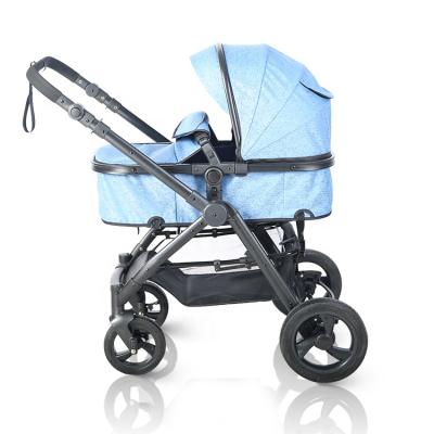 China 2020 PP 300D Canvas High Quality Cheap Folding Cradle Stroller Old Style Four Wheel Baby Carriage for sale