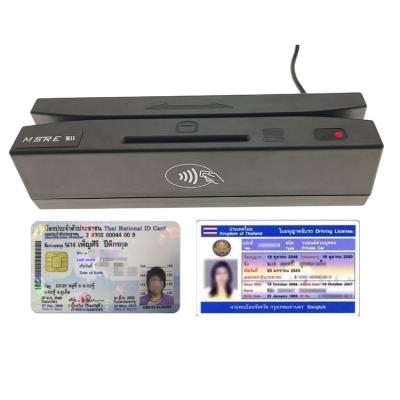 China Thailand Driver License Card Read Driver License Card Thailand Thai National ID Smart Card and F730 Driver License Magnetic Card Reader for sale